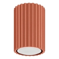 Φωτιστικό σποτ KARBON 1xGU10/10W/230V 10 cm κόκκινο