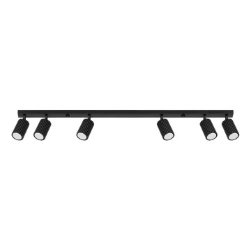 Φωτιστικό σποτ KARBON 6xGU10/10W/230V μαύρο