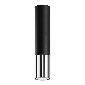 Φωτιστικό σποτ LOOPEZ 1xGU10/10W/230V μαύρο/γυαλιστερό χρώμιο