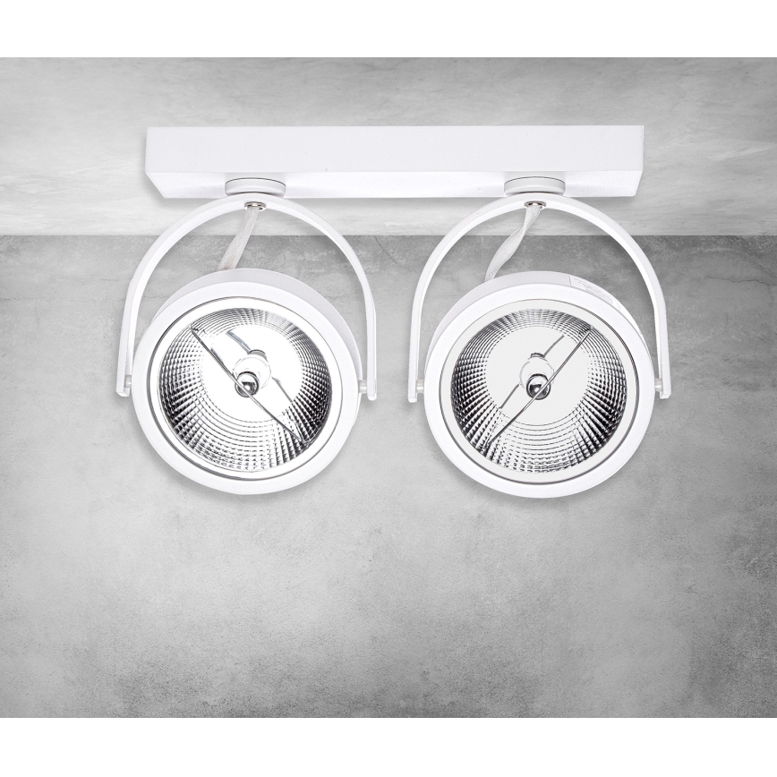 Φωτιστικό σποτ LUGAR 2xAR111 - GU10/25W/230V
