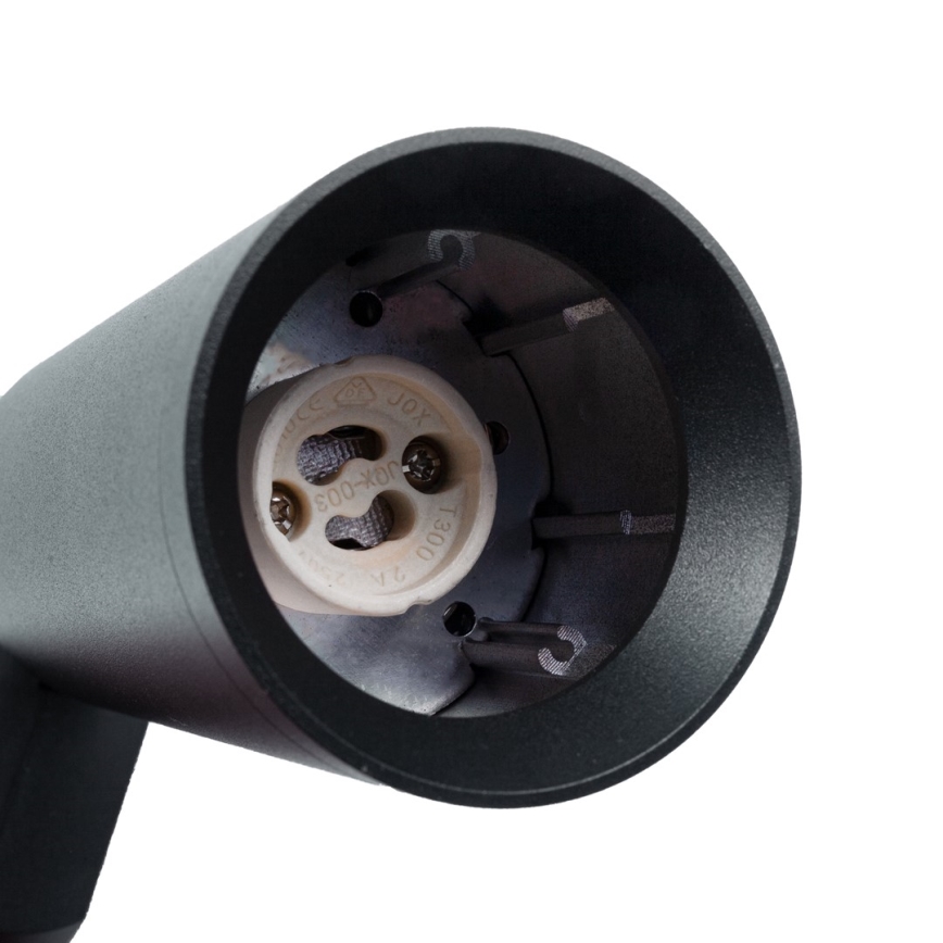 Φωτιστικό σποτ MICA  ράγας 1xGU10/25W/230V 1-phase μαύρο