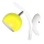 Φωτιστικό σποτ MORRIS 1xE27/60W/230V κίτρινο