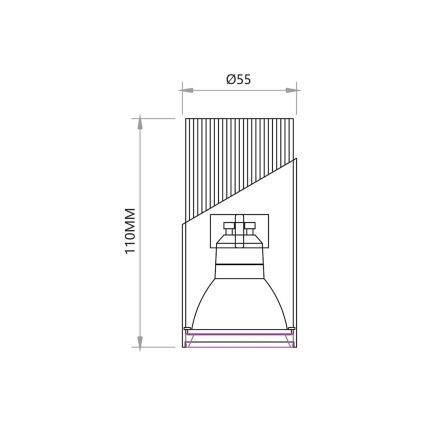 Φωτιστικό σποτ NEO 1xGU10/8W/230V λευκό