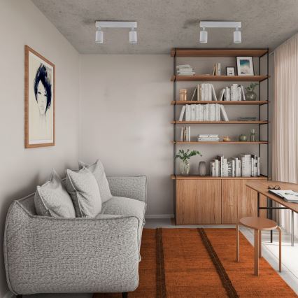 Φωτιστικό σποτ NEX 2xGU10/10W/230V λευκό