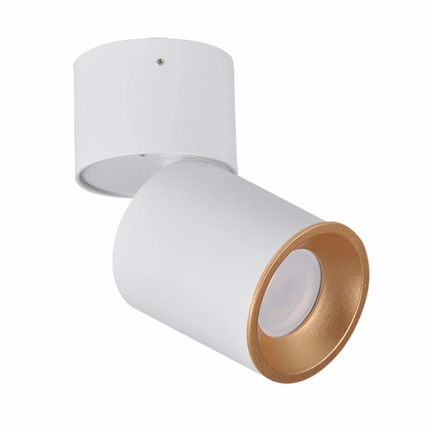Φωτιστικό Σποτ NIXA 1xGU10/10W/230V λευκό/χρυσαφί