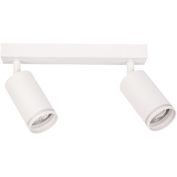 Φωτιστικό σποτ PIPE 2xGU10/10W/230V λευκό