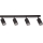 Φωτιστικό σποτ PIPE 4xGU10/10W/230V μαύρο
