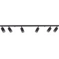 Φωτιστικό σποτ PIPE 6xGU10/10W/230V μαύρο