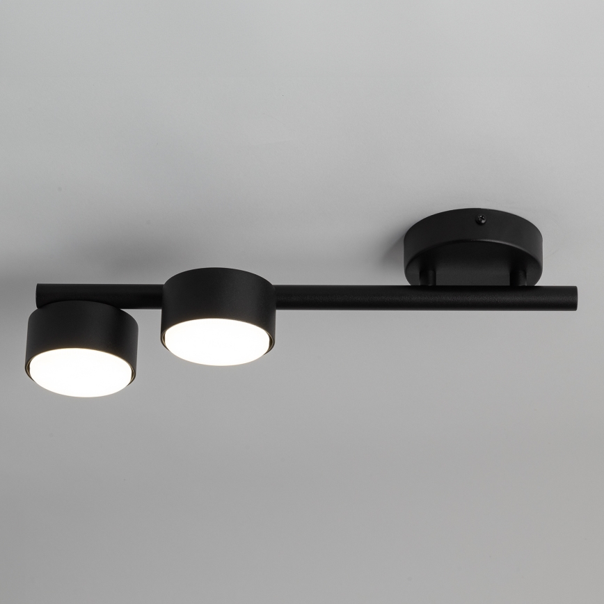 Φωτιστικό σποτ PUNTO 2xGX53/12W/230V μαύρο