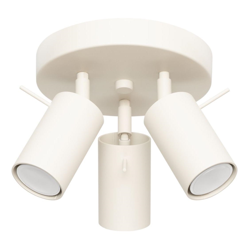 Φωτιστικό σποτ RING 3xGU10/10W/230V κρεμ