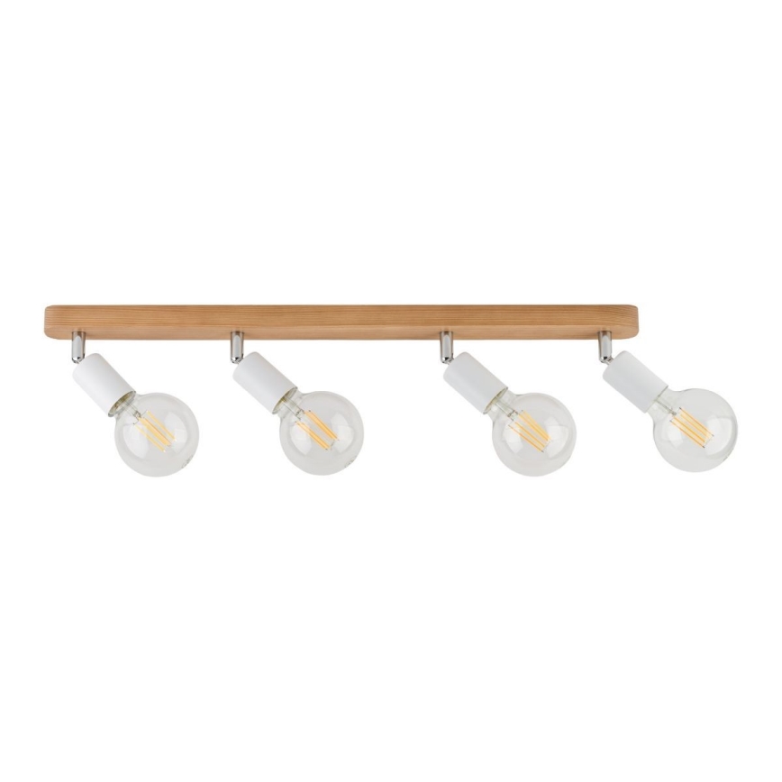 Φωτιστικό σποτ SIMPLY WOOD 4xE27/15W/230V