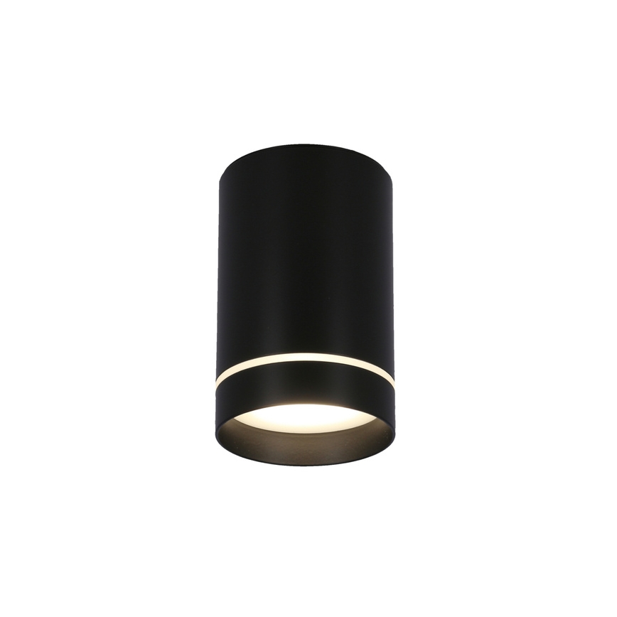 Φωτιστικό σποτ TUBA 1xGU10/15W/230V μαύρο