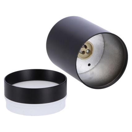 Φωτιστικό σποτ TUBA 1xGU10/15W/230V μαύρο