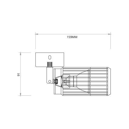 Φωτιστικό σποτ VERTICAL 1xGU10/8W/230V λευκό