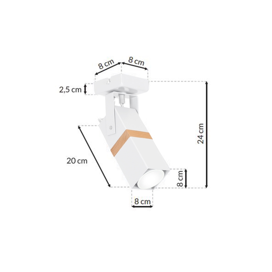 Φωτιστικό σποτ VIDAR 1xGU10/25W/230V