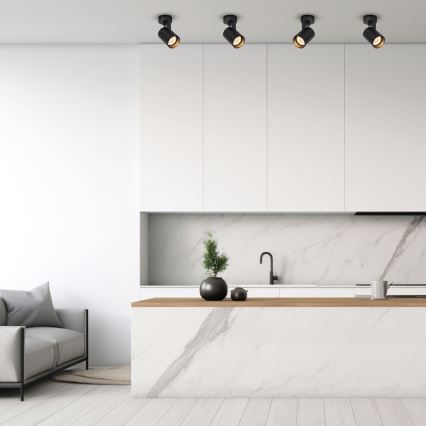 Φωτιστικό σποτ VOLF 1xGU10/10W/230V μαύρο