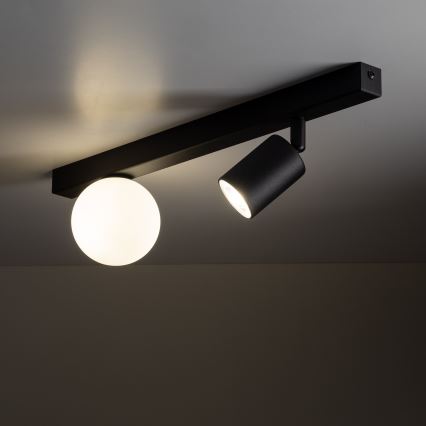 Φωτιστικό σποτ VOX 1xG9/8W/230V + 1xGU10/10W μαύρο