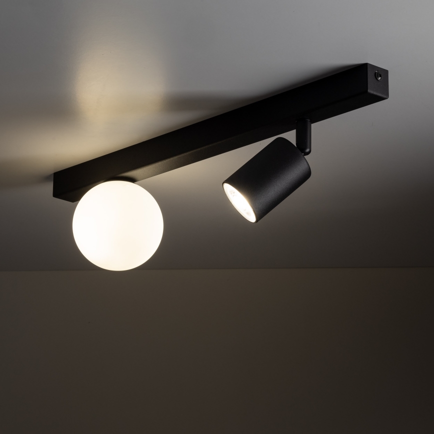 Φωτιστικό σποτ VOX 1xG9/8W/230V + 1xGU10/10W μαύρο