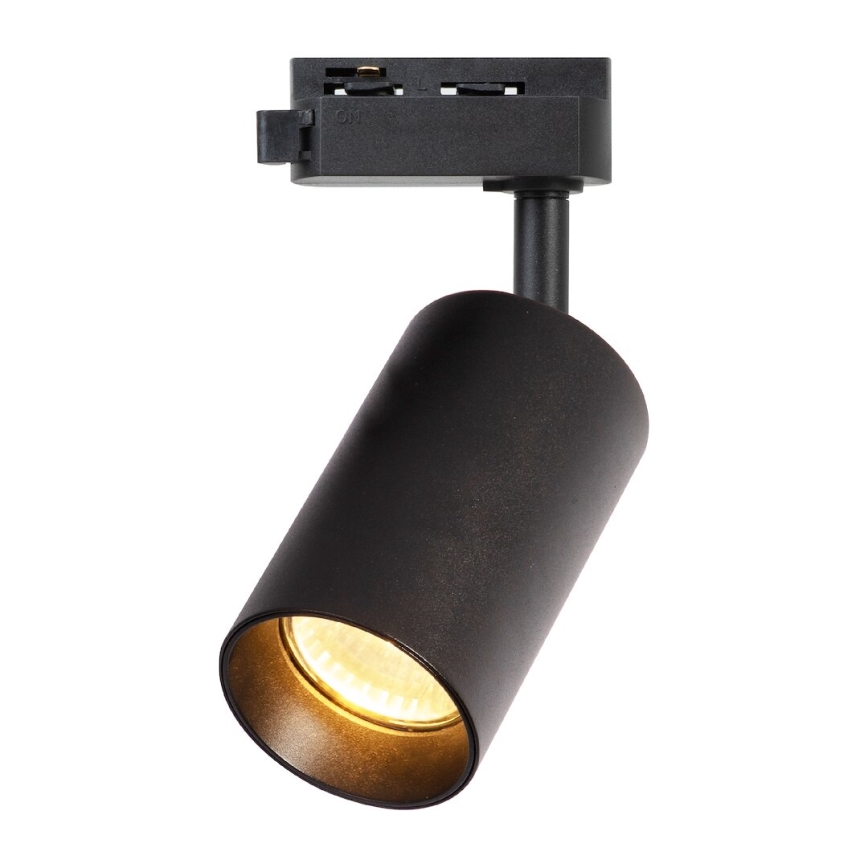 Φωτιστικό σποτ για 1-phase ράγας PIPE 1xGU10/10W/230V μαύρο