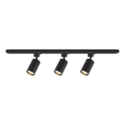 Φωτιστικό σποτ για σύστημα ράγας TIGER 3xGU10/10W/230V, μαύρο