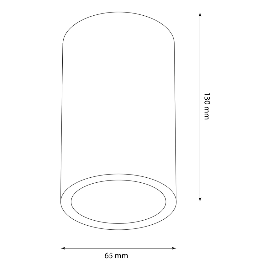 Φωτιστικό σποτ εξωτερικού χώρου ATLANTA 1xGU10/10W/230V IP54 μαύρο