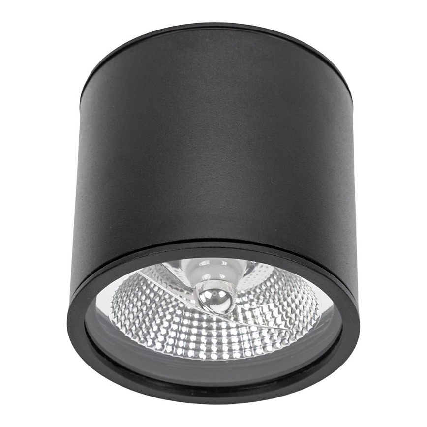 Φωτιστικό σποτ μπάνιου CHLOE AR111 1xGU10/12W/230V IP65 στρογγυλό μαύρο