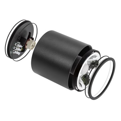 Φωτιστικό σποτ μπάνιου CHLOE AR111 1xGU10/12W/230V IP65 στρογγυλό μαύρο