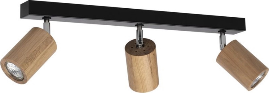 Φωτιστικό σποτ οροφής LED MATTI 3xGU10/5W/230V δρυς
