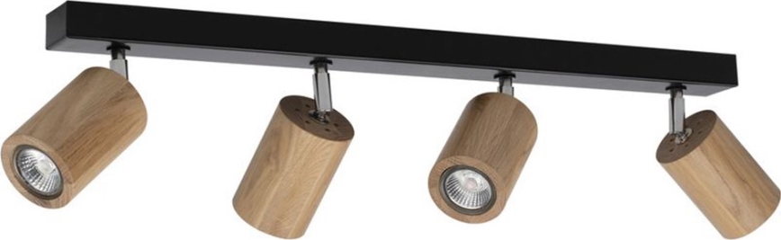Φωτιστικό σποτ οροφής LED MATTI 4xGU10/5W/230V δρυς