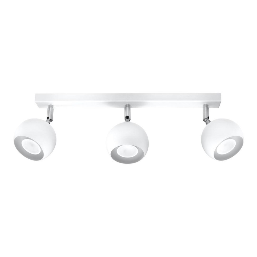 Φωτιστικό σποτ οροφής OCULARE 3xGU10/10W/230V