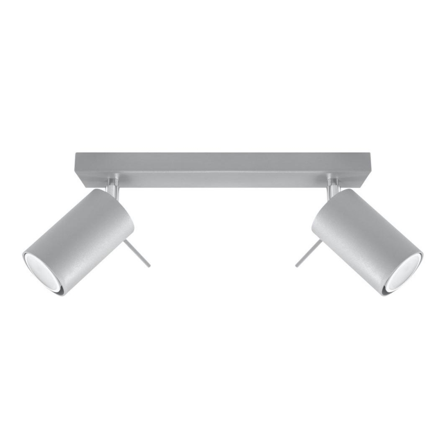 Φωτιστικό σποτ οροφής RING 2xGU10/10W/230V