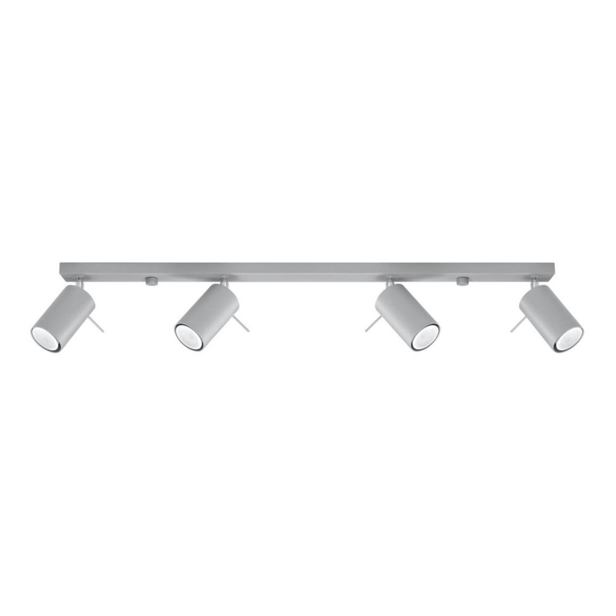 Φωτιστικό σποτ οροφής RING 4xGU10/10W/230V