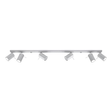 Φωτιστικό σποτ οροφής RING 6xGU10/10W/230V