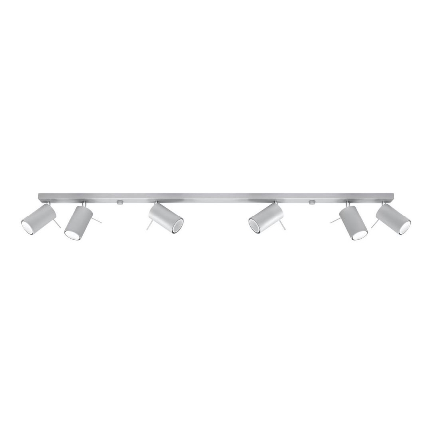 Φωτιστικό σποτ οροφής RING 6xGU10/10W/230V