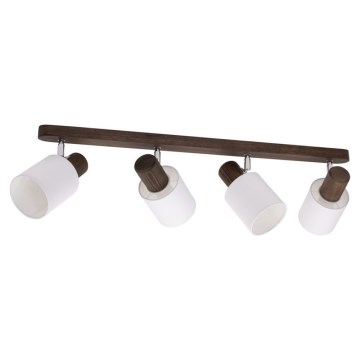Φωτιστικό σποτ οροφής TRENDY 4xE27/15W/230V πεύκο