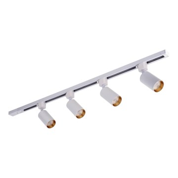 Φωτιστικό Σποτ στο σύστημα ράγας TRACER 4xGU10/10W/230V 1 m λευκό