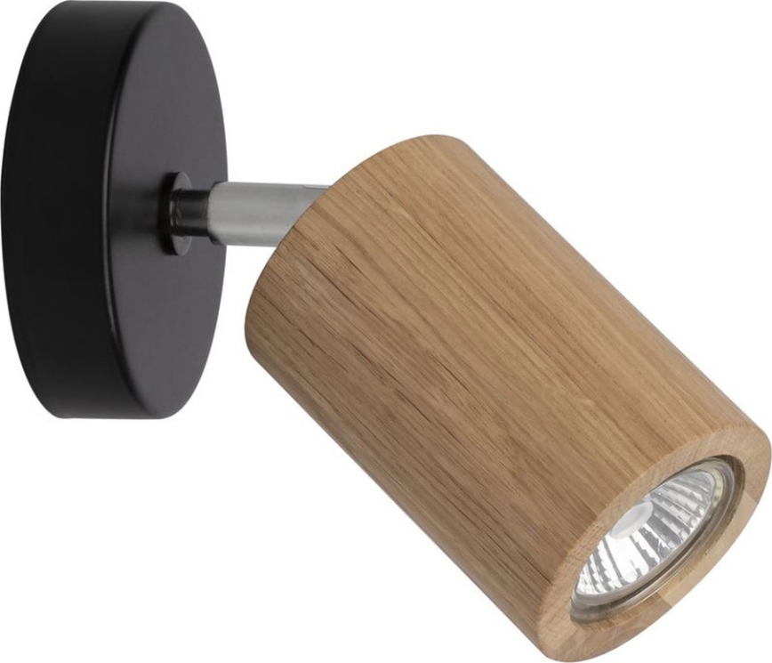 Φωτιστικό σποτ τοίχου LED MATTI 1xGU10/5W/230V δρυς