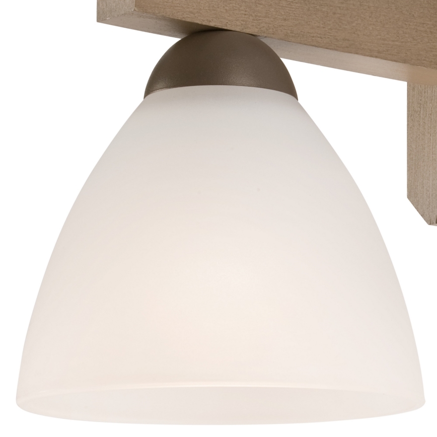 Φωτιστικό τοίχου ADRIANO 1xE27/60W/230V οξιά - FSC πιστοποιημένο