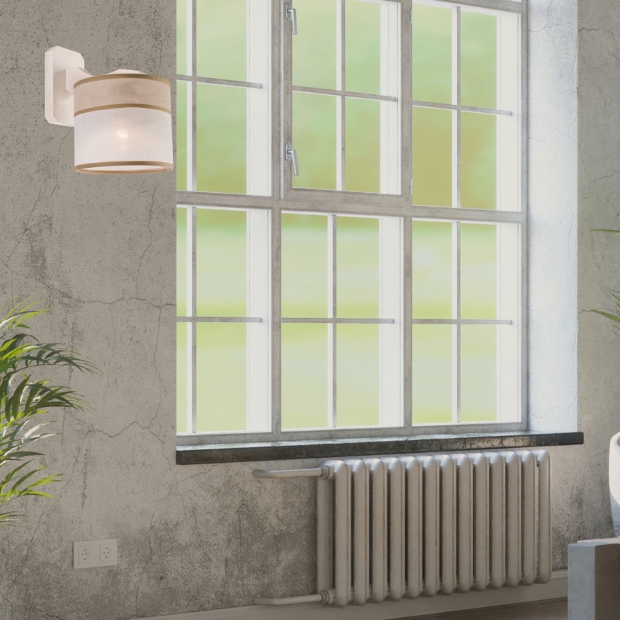 Φωτιστικό τοίχου ANDREA 1xE27/60W/230V οξιά