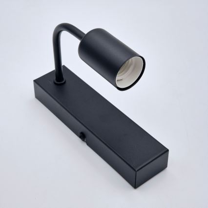 Φωτιστικό τοίχου ASTRID 1xE27/60W/230V ματ μαύρο