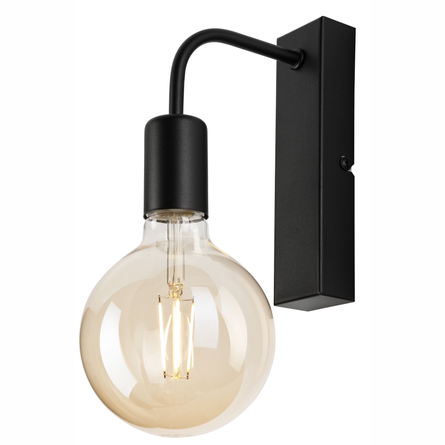 Φωτιστικό τοίχου ASTRID 1xE27/60W/230V ματ μαύρο