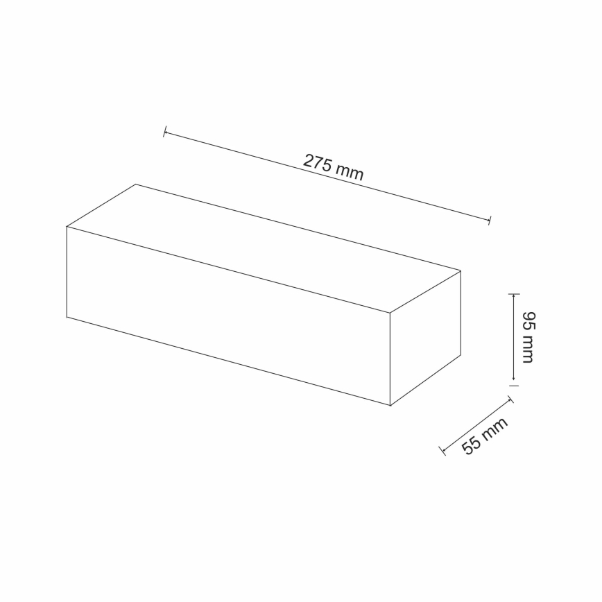 Φωτιστικό τοίχου CEGIELKA 1xE14/12W/230V γύψινο/λευκό