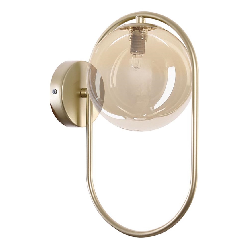 Φωτιστικό τοίχου CORDEL 1xG9/28W/230V ορείχαλκος/φιμέ μπεζ
