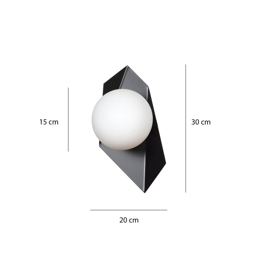 Φωτιστικό τοίχου DRIFTON 1xE14/10W/230V μαύρο