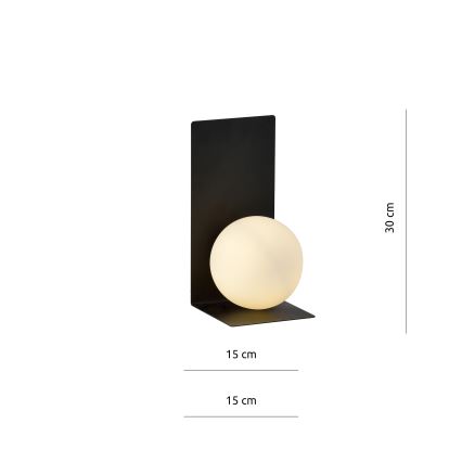 Φωτιστικό τοίχου FORM 1xE14/10W/230V μαύρο