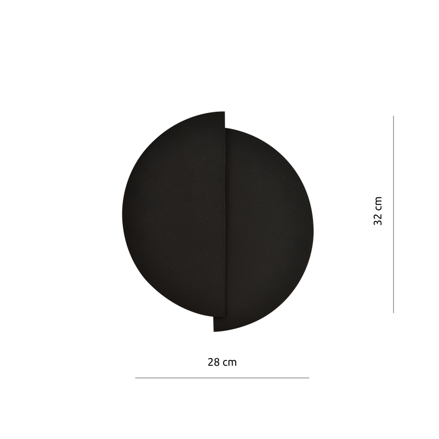 Φωτιστικό τοίχου FORM 1xG9/8W/230V μαύρο
