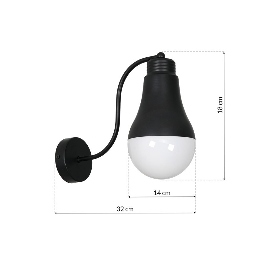 Φωτιστικό τοίχου HELIOS 1xE14/40W/230V