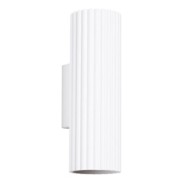 Φωτιστικό τοίχου KARBON 2xGU10/10W/230V λευκό
