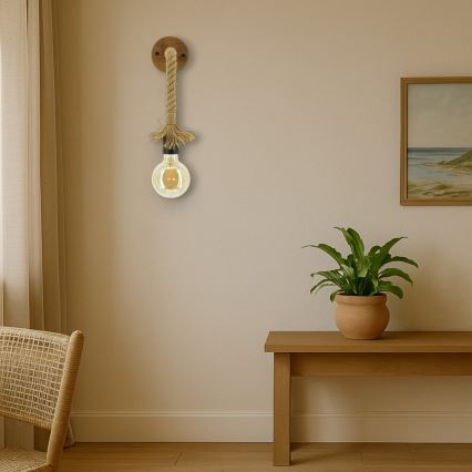 Φωτιστικό τοίχου KOS 1xE27/60W/230V οξιά - FSC πιστοποιημένο