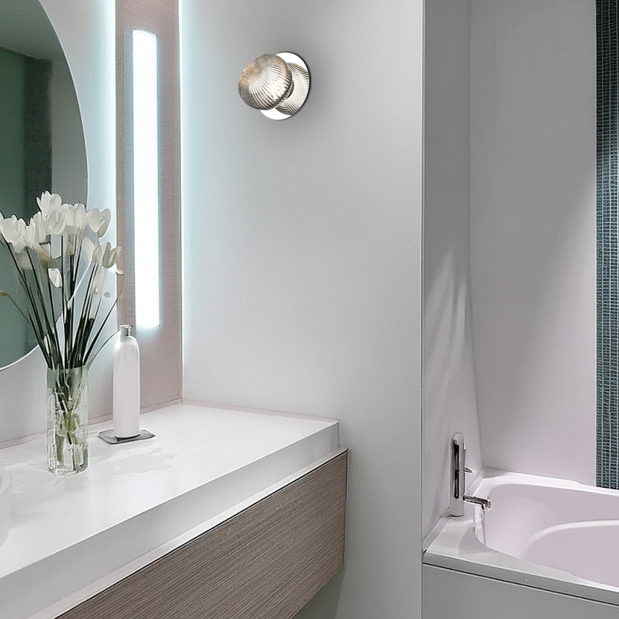 Φωτιστικό τοίχου LED BOLLA LED/3W/230V γυαλιστερό χρώμιο